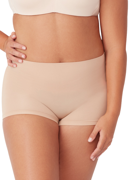 Ambra Seamless Smoothies Light Control Shorts, Pack of 2, Beige