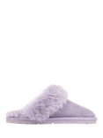 Jones Bootmaker Bella-Rose Sheepskin Mule Slippers, Lilac
