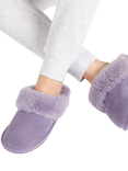 Jones Bootmaker Bella-Rose Sheepskin Mule Slippers, Lilac