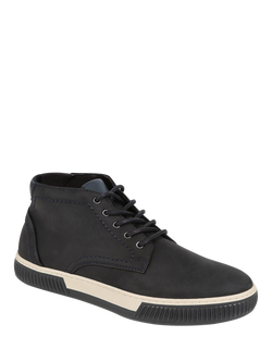 Jones Bootmaker Dorset Leather Lace Up Chukka Boots - view 2, Navy