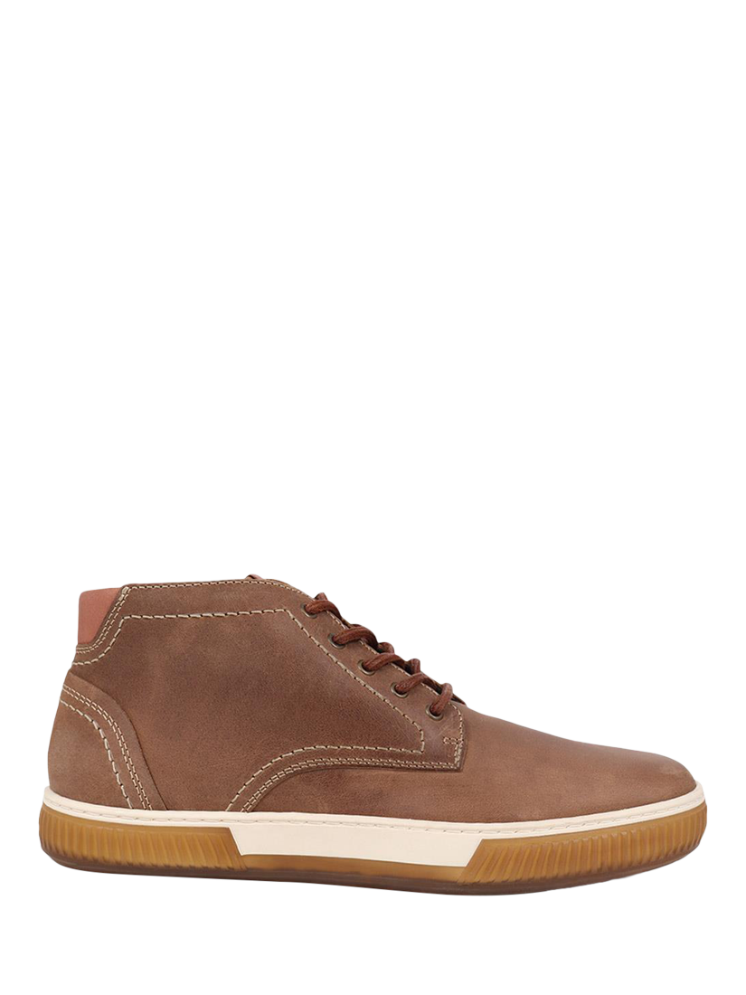 Product image 1 of 5, which shows Jones Bootmaker Dorset Leather Lace Up Chukka Boots, Tobacco, 6