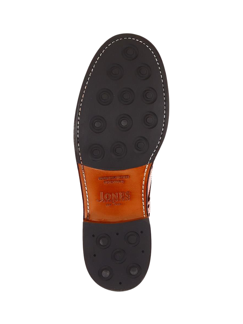 Product image 5 of 5, which shows Jones Bootmaker Bushwick Leather Brogues, British Tan, 8