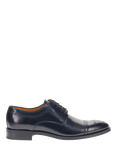 Jones Bootmaker Chino Leather Brogues, Black Polished