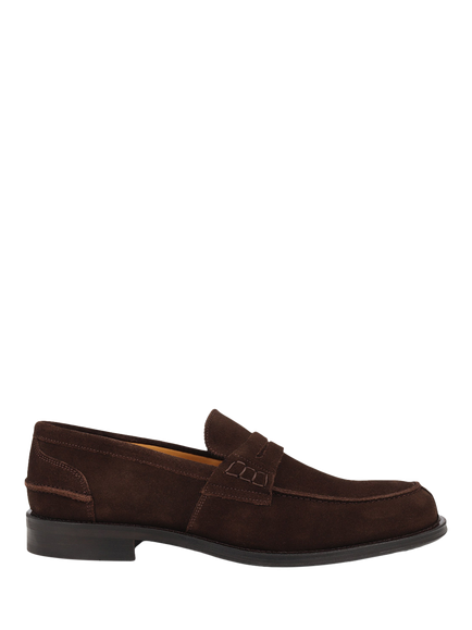 Jones Bootmaker Chorleywood Leather Loafers, Brown Suede