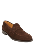 Jones Bootmaker Chorleywood 2 Suede Loafers, Brown Suede