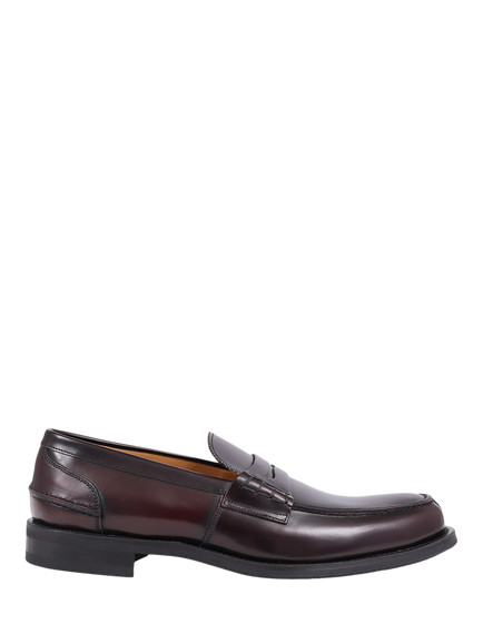 Jones Bootmaker Chorleywood Leather Loafers, Burgundy