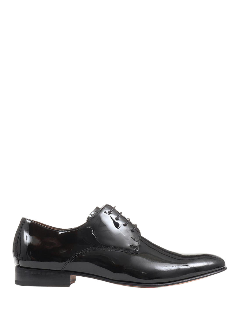 Jones Bootmaker Marlow Leather Derby Shoes, Black Patent