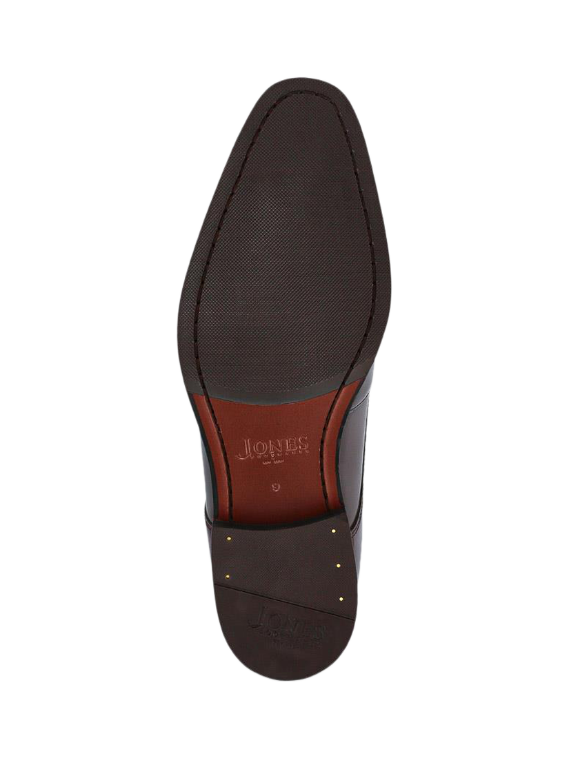 Product image 6 of 6, which shows Jones Bootmaker Melvin Leather Oxford Shoes, Dark Brown, 6
