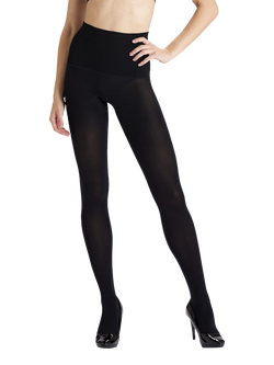 Heist 125 Denier Opaque Tights, Black, Black