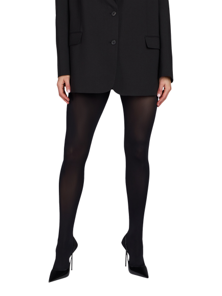 Heist 125 Denier Opaque Tights, Black, Black