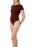 Heist The Essentials T-Shirt Bodysuit, Coffee