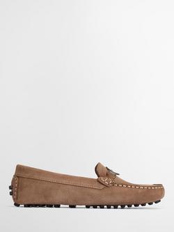 Barbour Laire Suede Driving Shoes, Brown, Brown