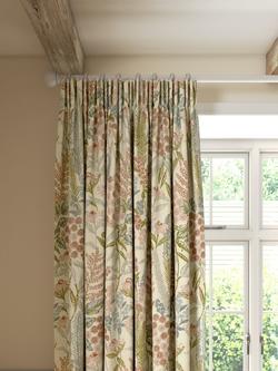 John Lewis Wildflower Weave Pair Lined Pencil Pleat Curtains, Multi, Multi