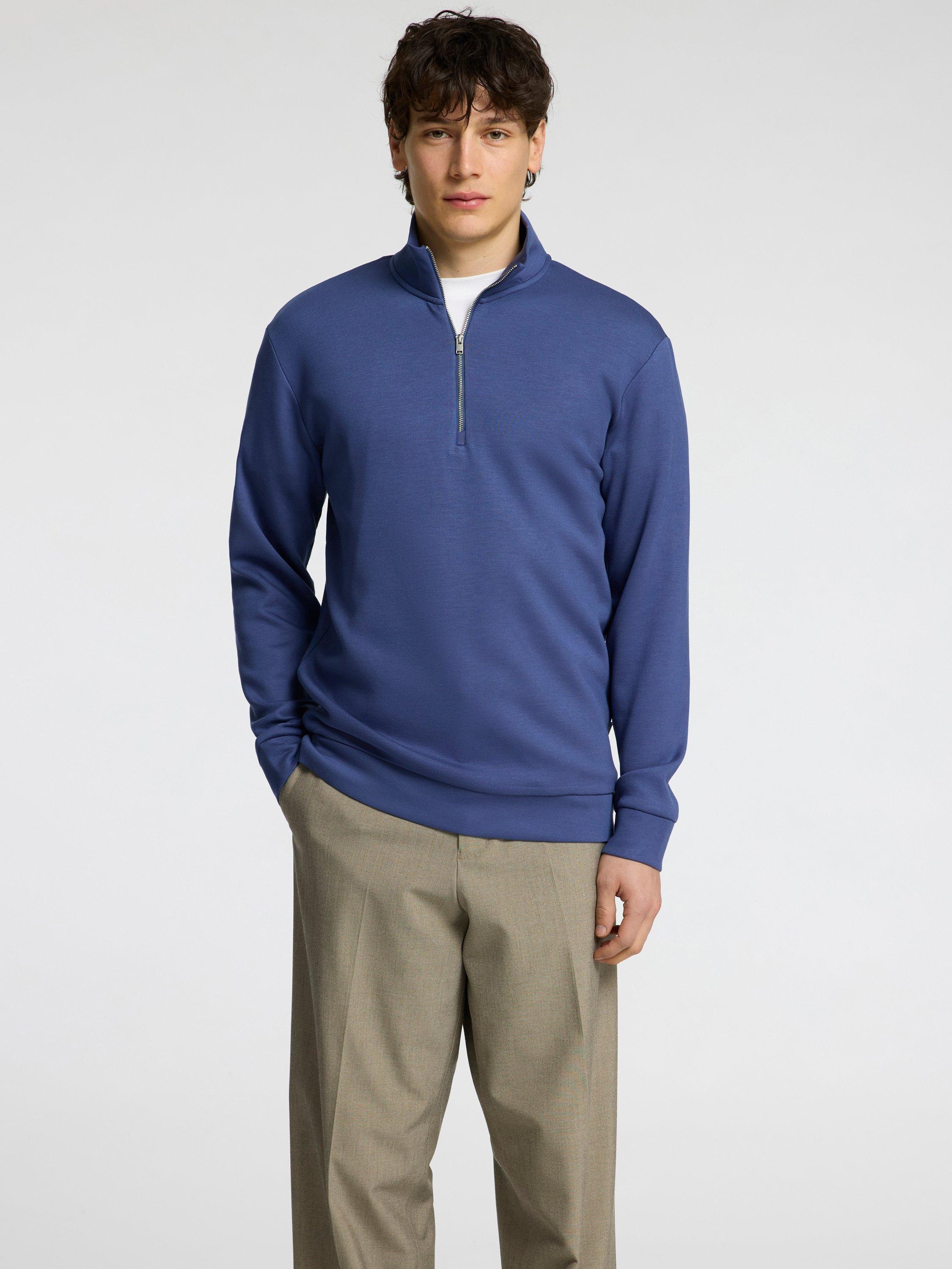 Product image 1 of 6, which shows Selected Half-Zip Sweatshirt, Oceana, S