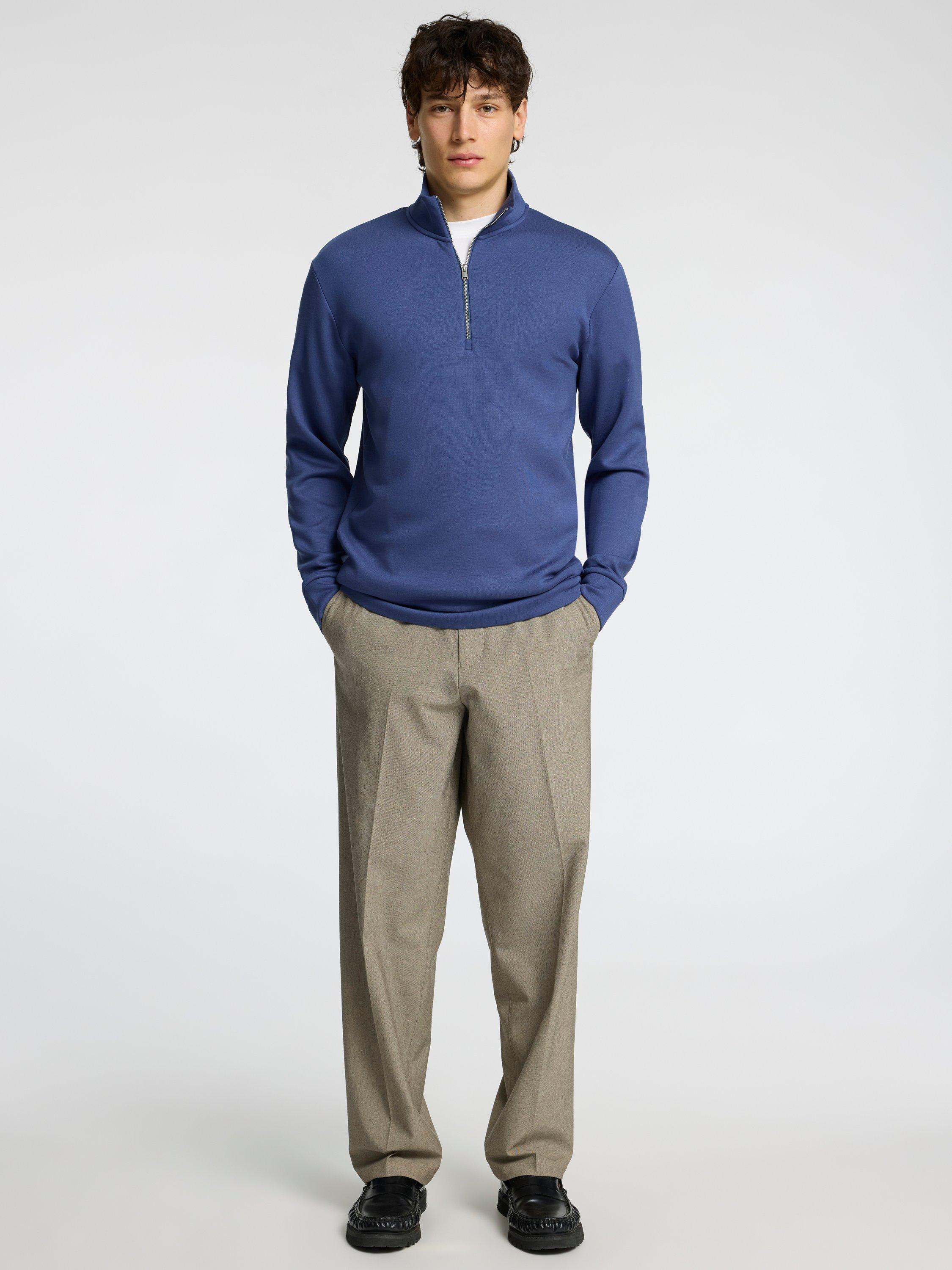 Product image 2 of 6, which shows Selected Half-Zip Sweatshirt, Oceana, S
