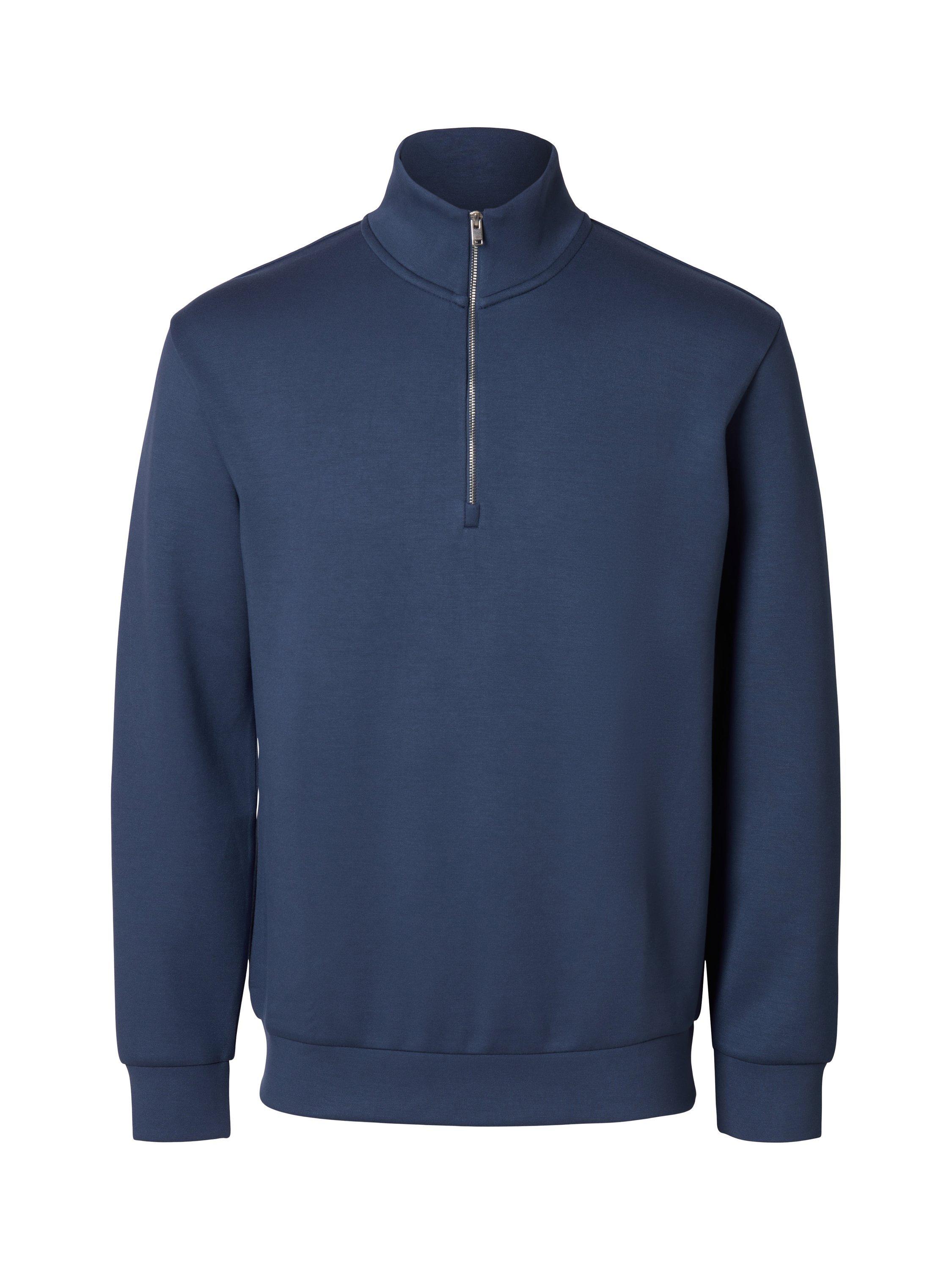 Product image 6 of 6, which shows Selected Half-Zip Sweatshirt, Oceana, S