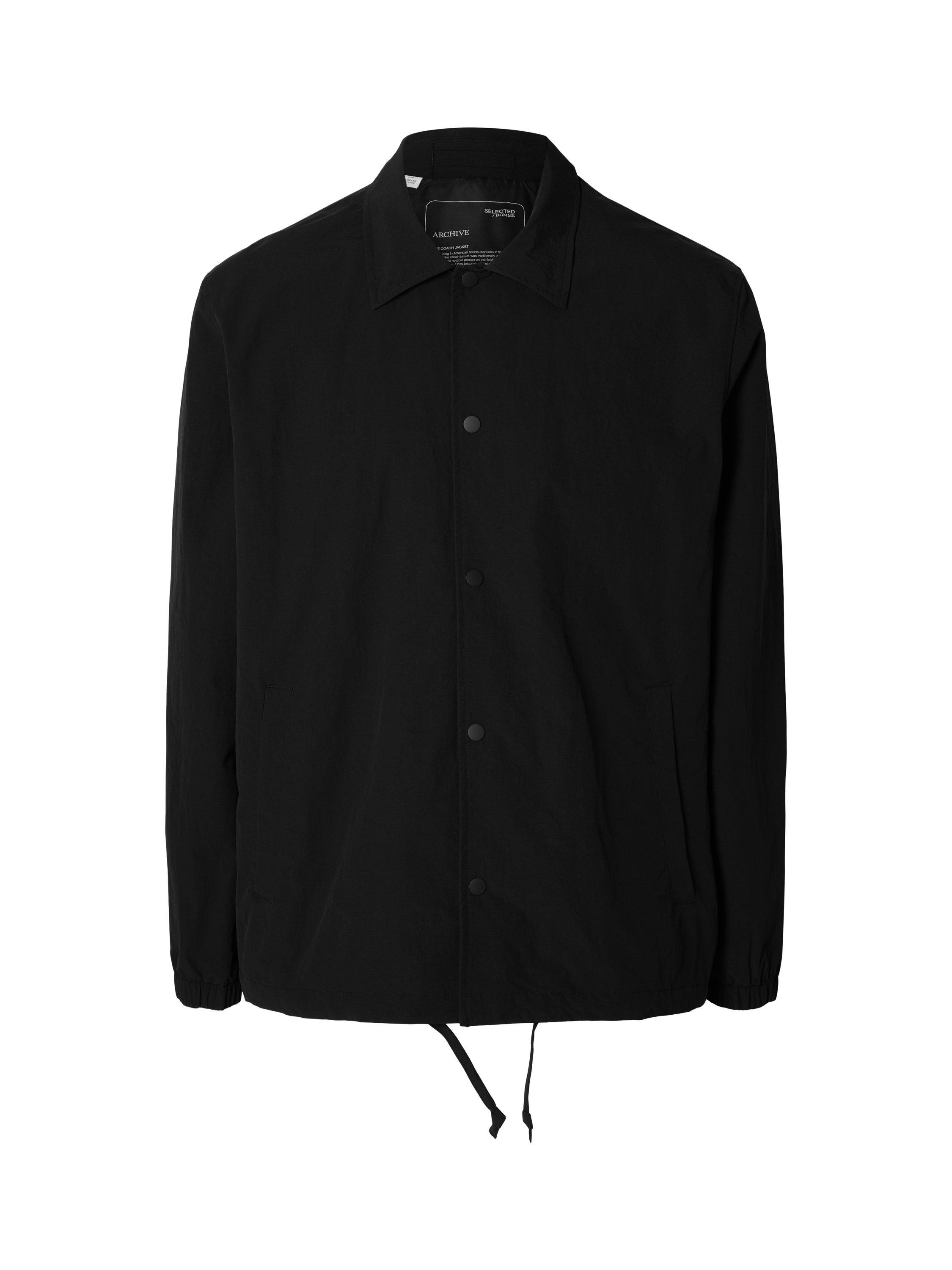 Product image 6 of 6, which shows SELECTED HOMME Archive Coach Jacket, Black, XL