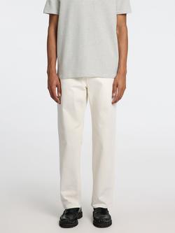 Selected Loose Fit Jeans, Egret