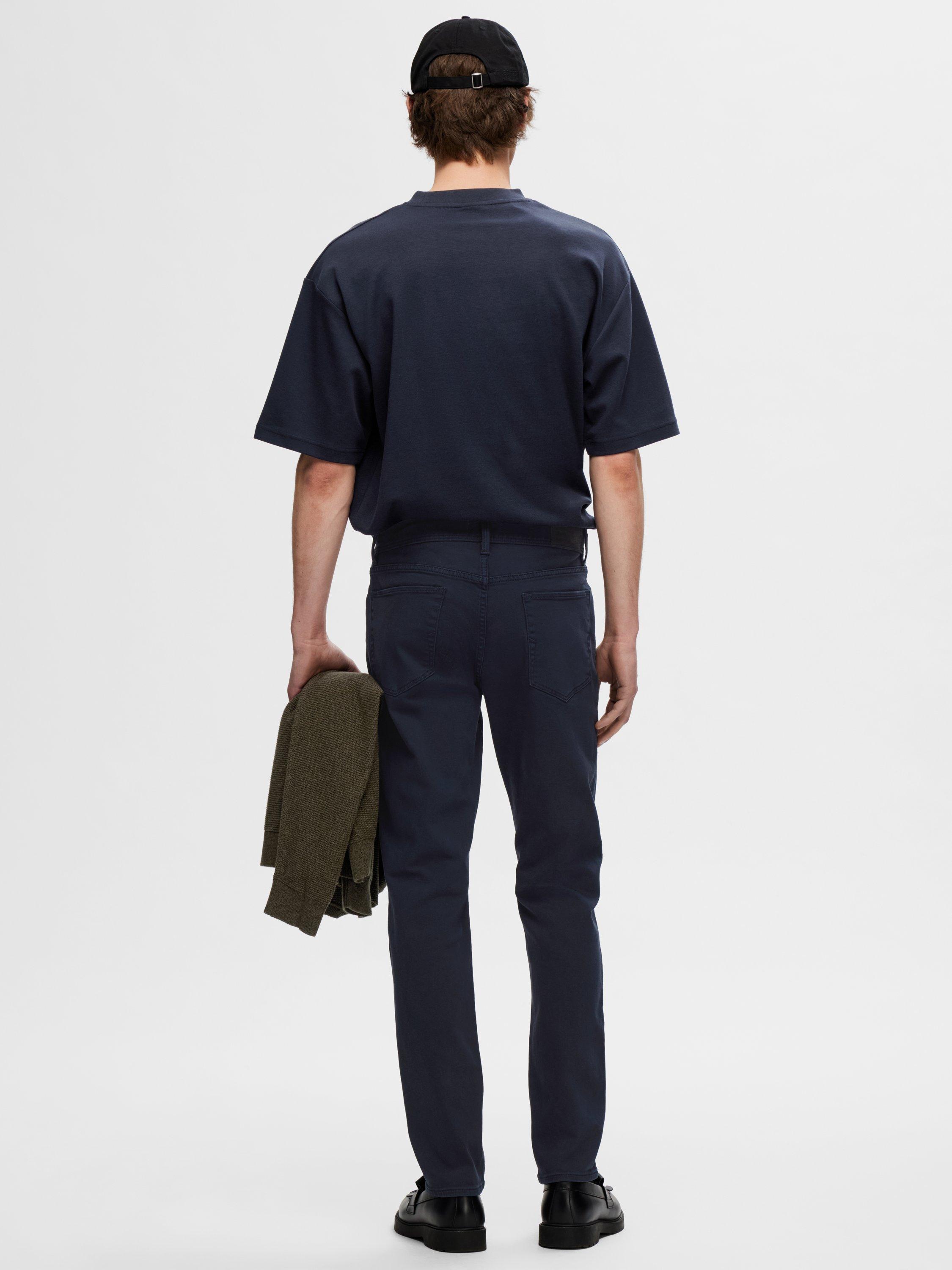 Product image 5 of 6, which shows Selected Oscar Loose Fit T-Shirt, Sky Captain, S