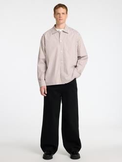 SELECTED HOMME Wide Leg Jeans, Black, Black