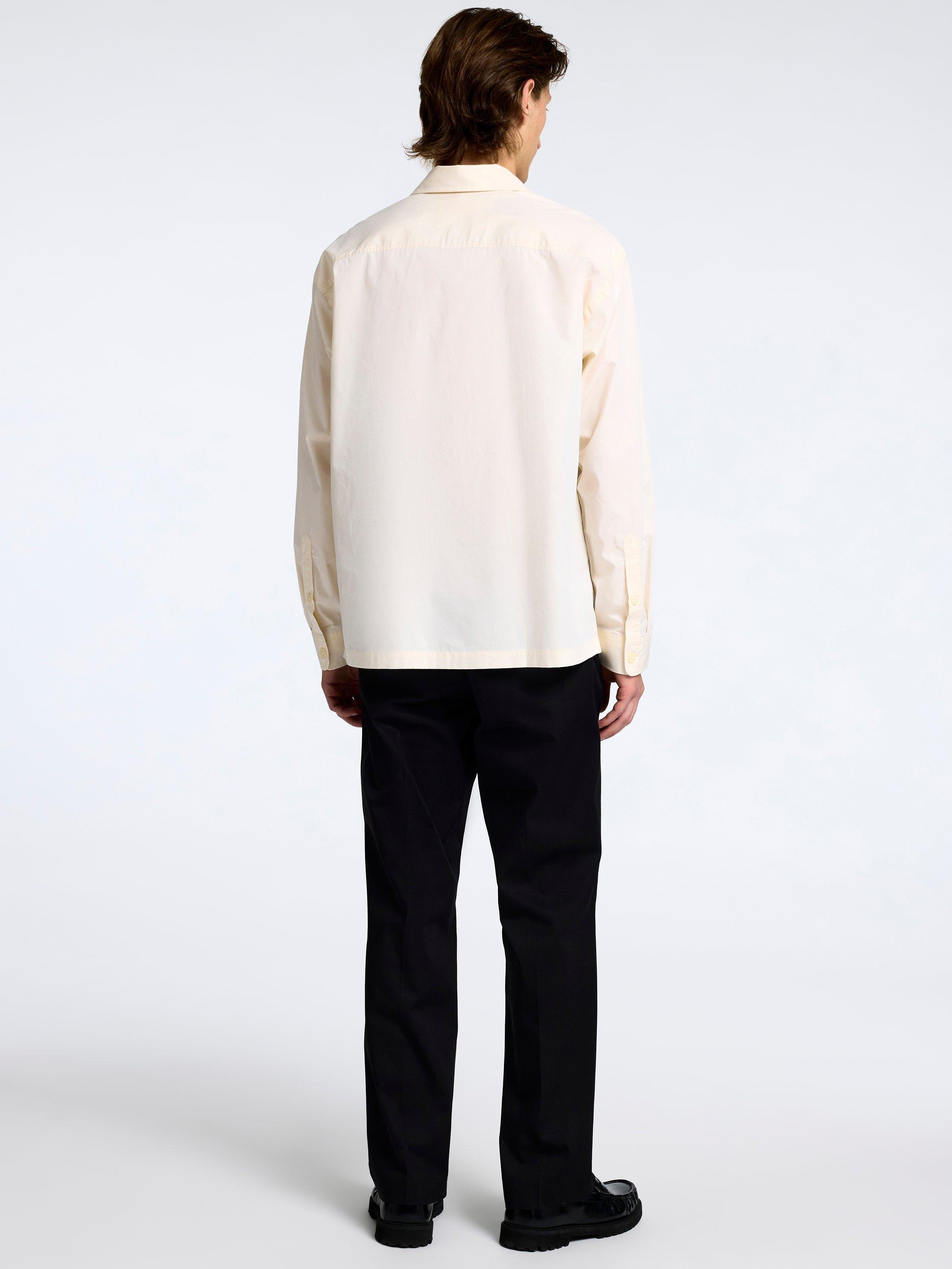 Product image 5 of 6, which shows Selected Organic Cotton Regular Fit Shirt, Angora, M