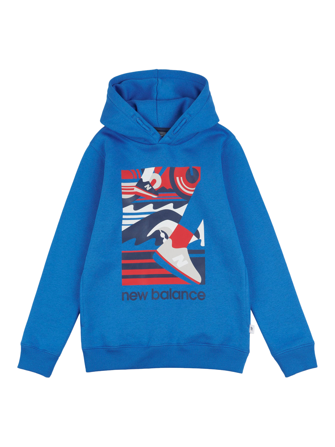 Product image 7 of 9, which shows New Balance Kids' Greatest Hits Graphic Hoodie, Blue Oasis, 7-8 years