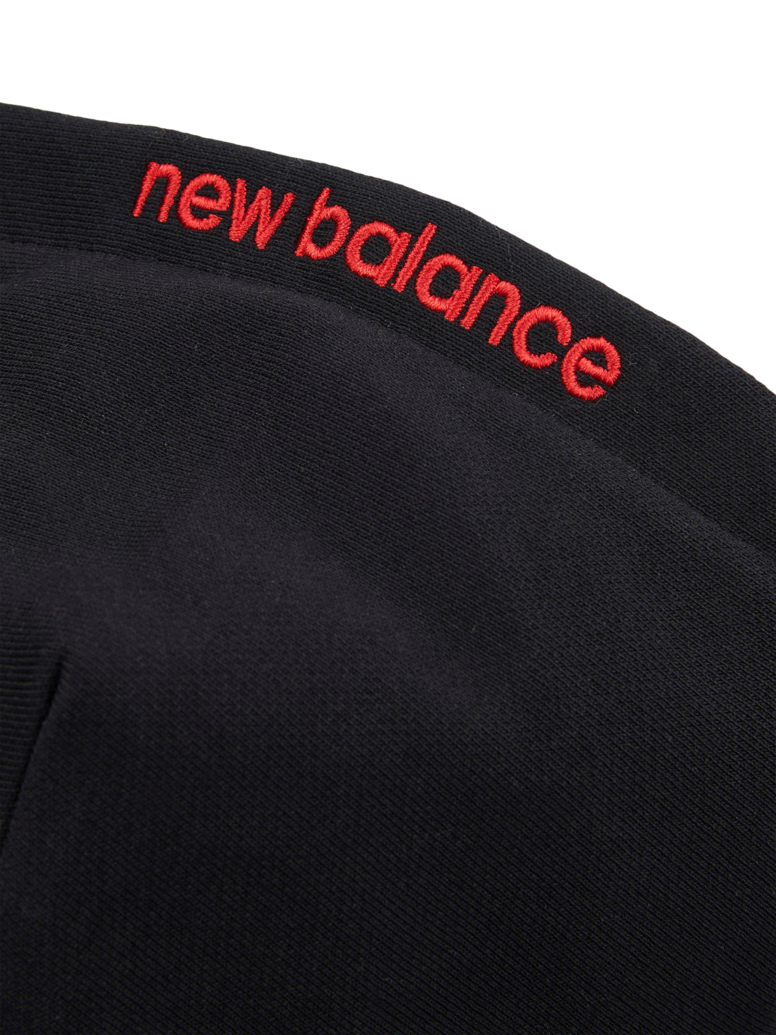 Product image 4 of 4, which shows New Balance Kids' Hoops Mesh Logo Hoodie, Caviar, 7-8 years