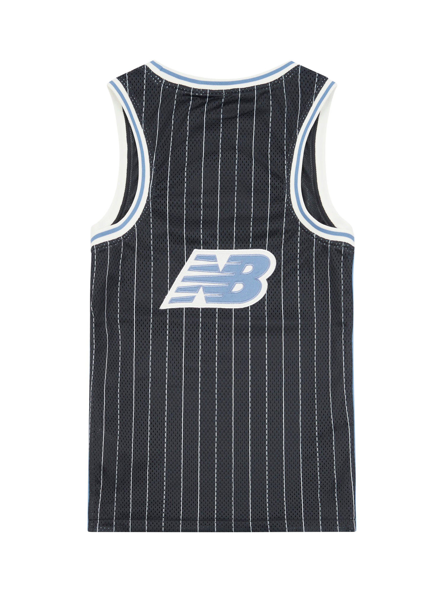 Product image 9 of 11, which shows New Balance Kids' Hoops Vest Top, Caviar, 7-8 years