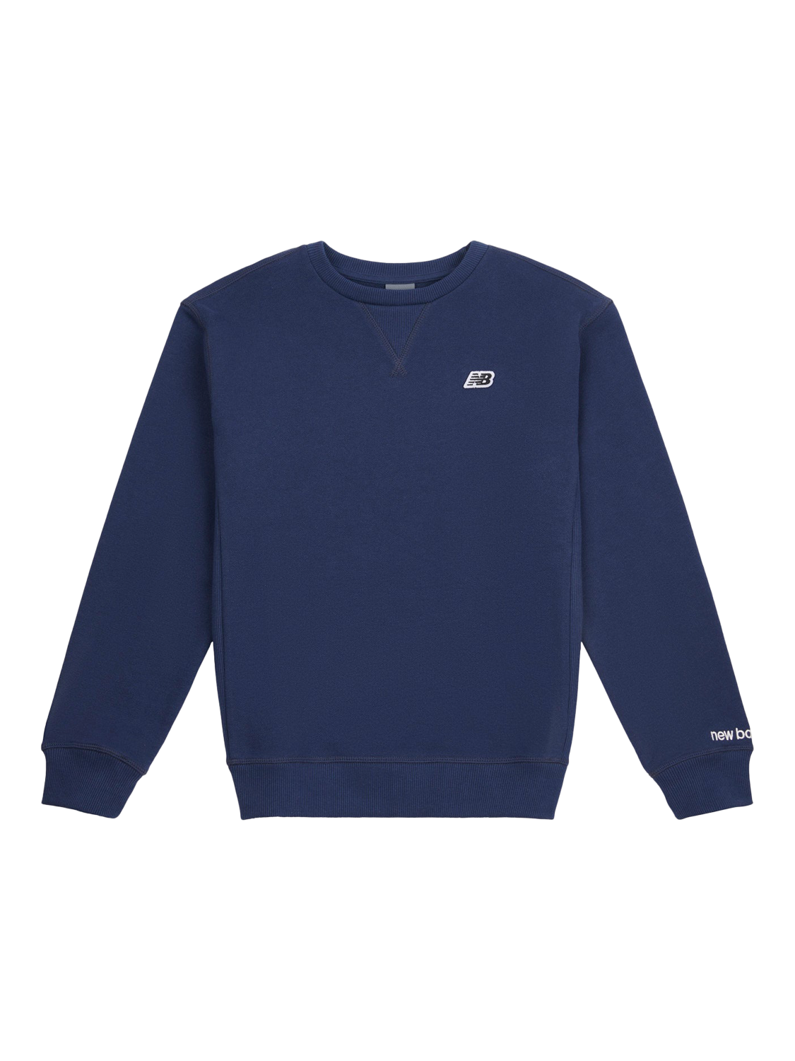 Product image 8 of 10, which shows New Balance Kids' Premium Crew Neck Sweatshirt, Navy, 7-8 years