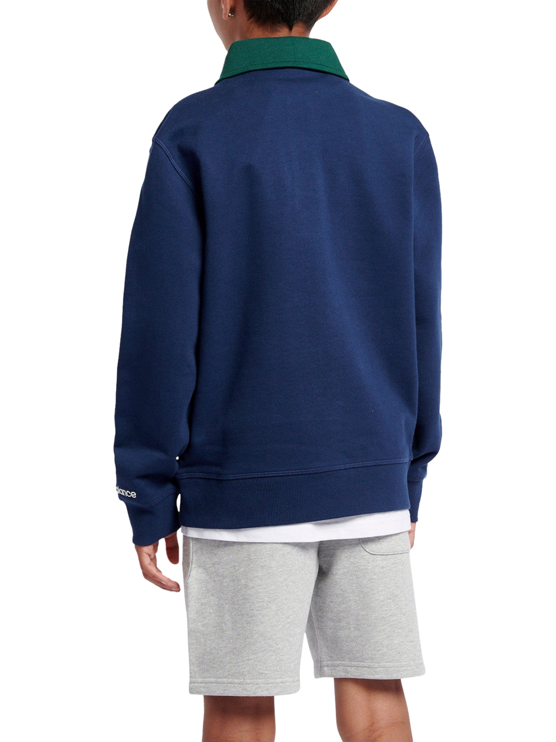 Product image 3 of 10, which shows New Balance Kids' Premium Rugby Shirt, Navy, 7-8 years