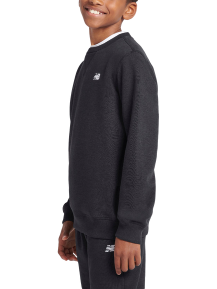New Balance Kids' Small Logo Sweatshirt - view 2, Caviar