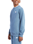 New Balance Kids' Small Logo Sweatshirt, Heron Blue