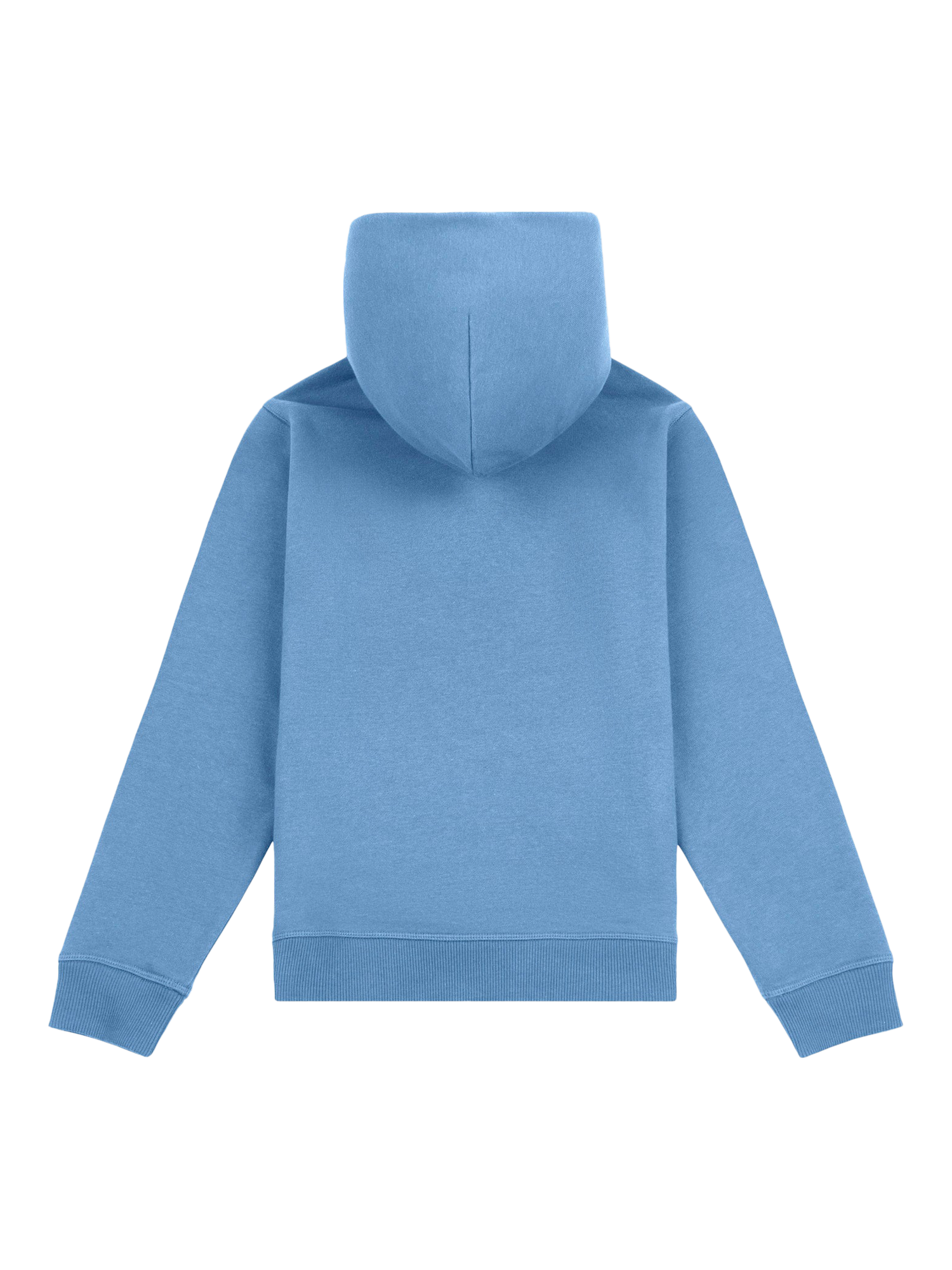 Product image 7 of 8, which shows New Balance Kids' Brush Back Small Logo Hoodie, Heron Blue, 7-8 years