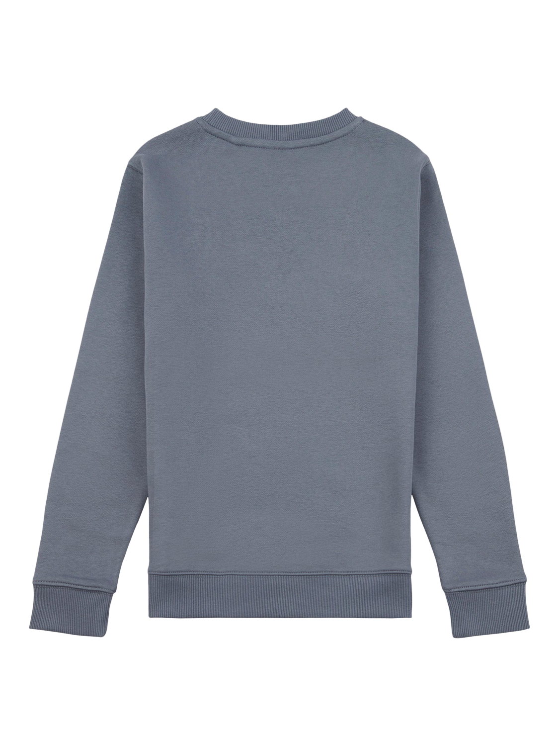 Product image 2 of 3, which shows New Balance Kids' Stacked Logo Crew Neck Sweatshirt, Graphite, 3-4 years