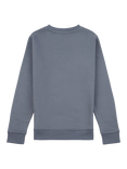 New Balance Kids' Stacked Logo Crew Neck Sweatshirt, Graphite