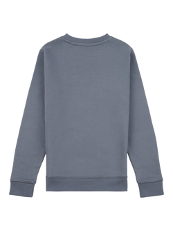 New Balance Kids' Stacked Logo Crew Neck Sweatshirt - view 2, Graphite