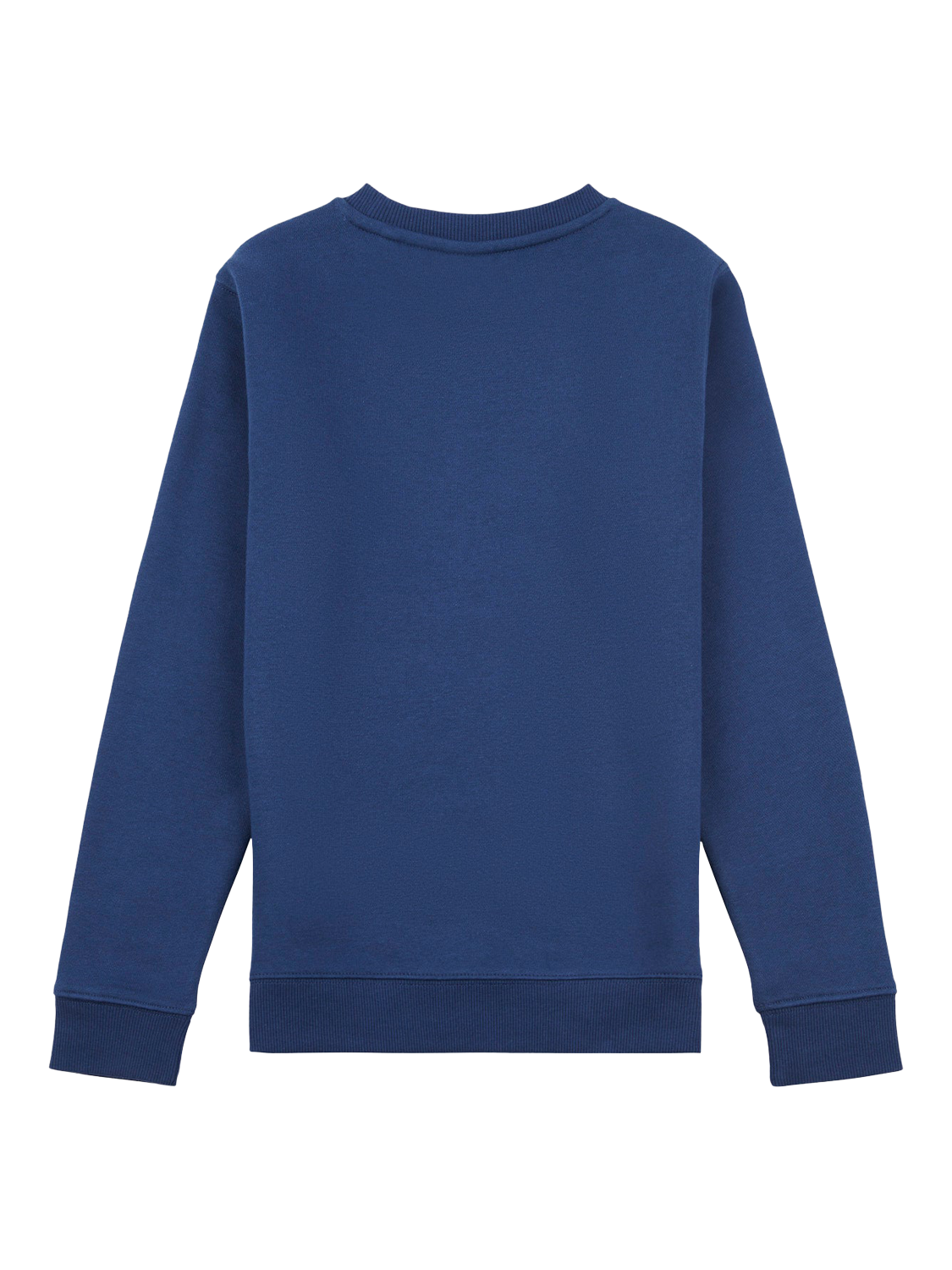 Product image 2 of 3, which shows New Balance Kids' Stacked Logo Crew Neck Sweatshirt, Navy, 3-4 years