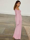 Never Fully Dressed Tilly Rib Knit Dress, Pink