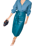 Never Fully Dressed Miley Luxe Shirt, Blue