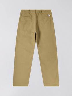 Edwin Traditional Wide Relaxed Cut Trousers, Olive - view 2, Olive