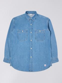 Edwin Denim Work Shirt, Blue, Blue