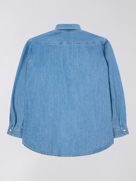 Edwin Denim Work Shirt, Blue - view 2, Blue