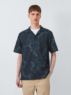 Kin Floral Print Shirt, Navy