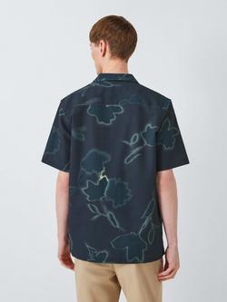 Kin Floral Print Shirt - view 2, Navy