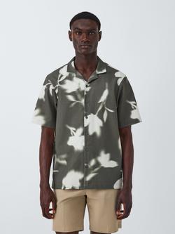 Kin Floral Print Shirt, Khaki
