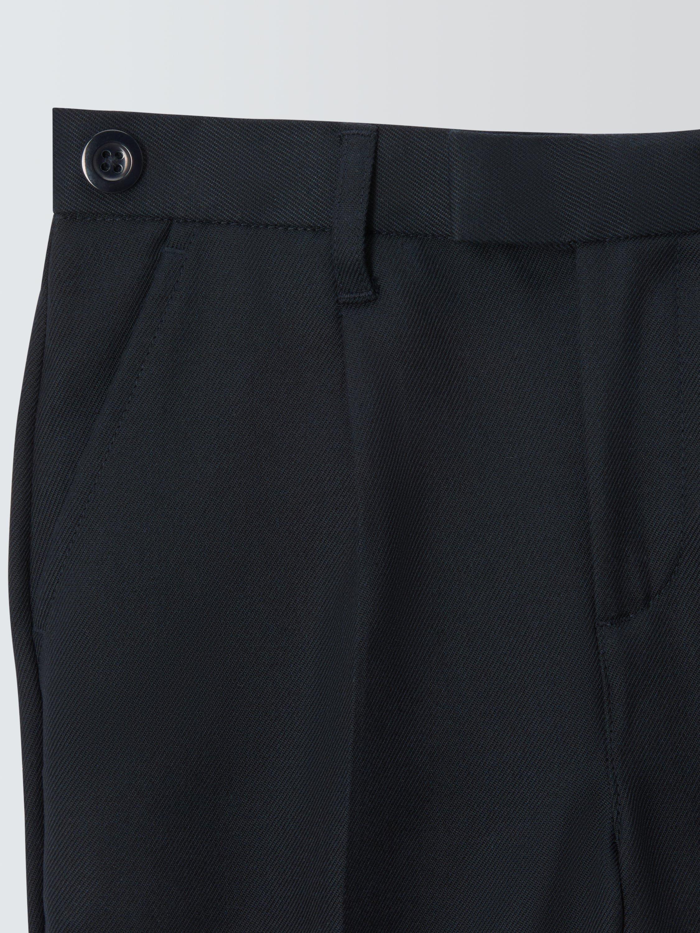 Product image 5 of 7, which shows John Lewis Boy's Tailored Adjustable Waist School Trousers, Navy, 15 years