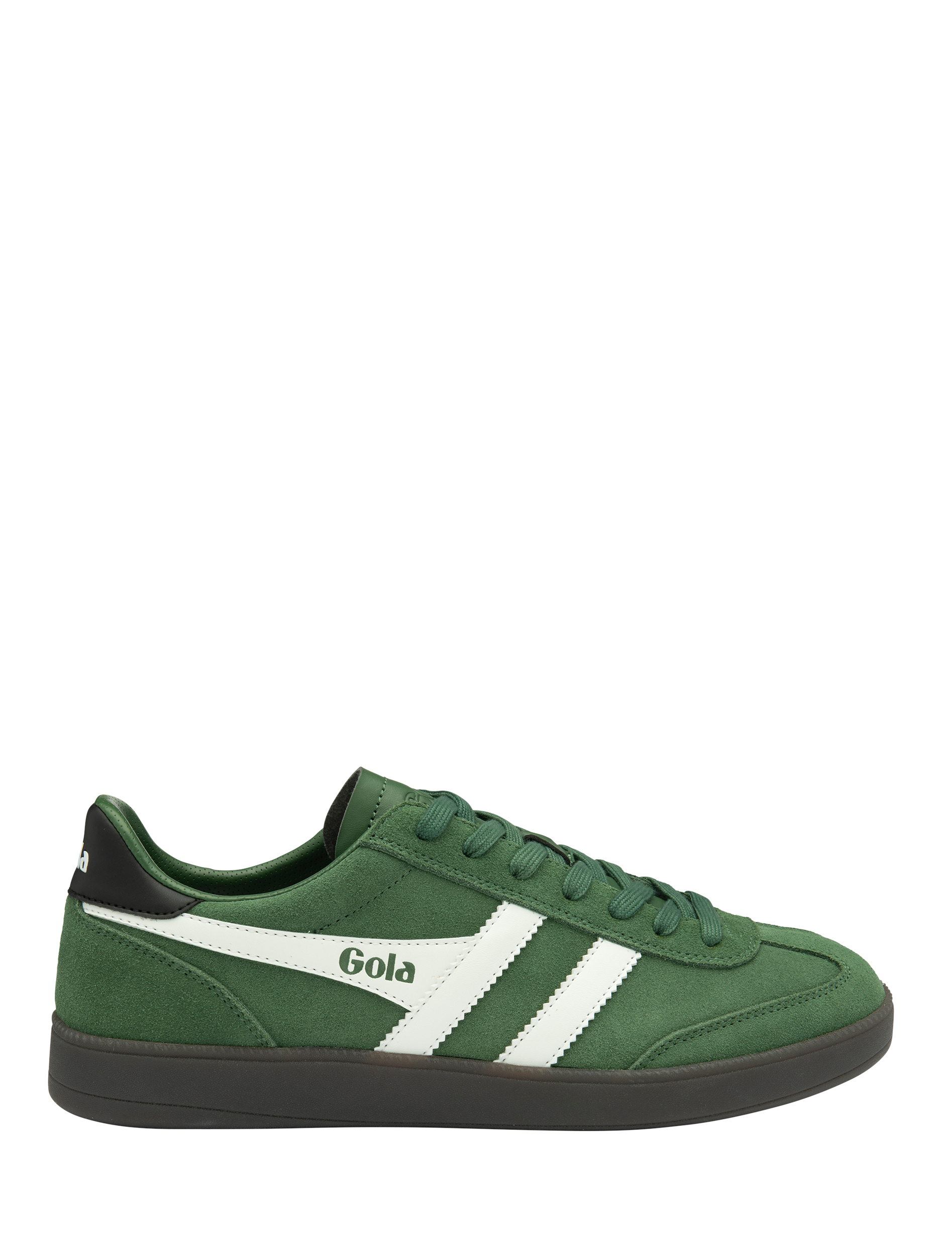 Gola Viper Suede Trainers, Evergreen/Wht