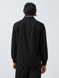 WOOD WOOD Herringbone Regular Fit Shirt, 9999 Black