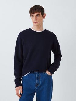 WOOD WOOD Lambswool Crew Jumper, 7000 Navy, 7000 Navy