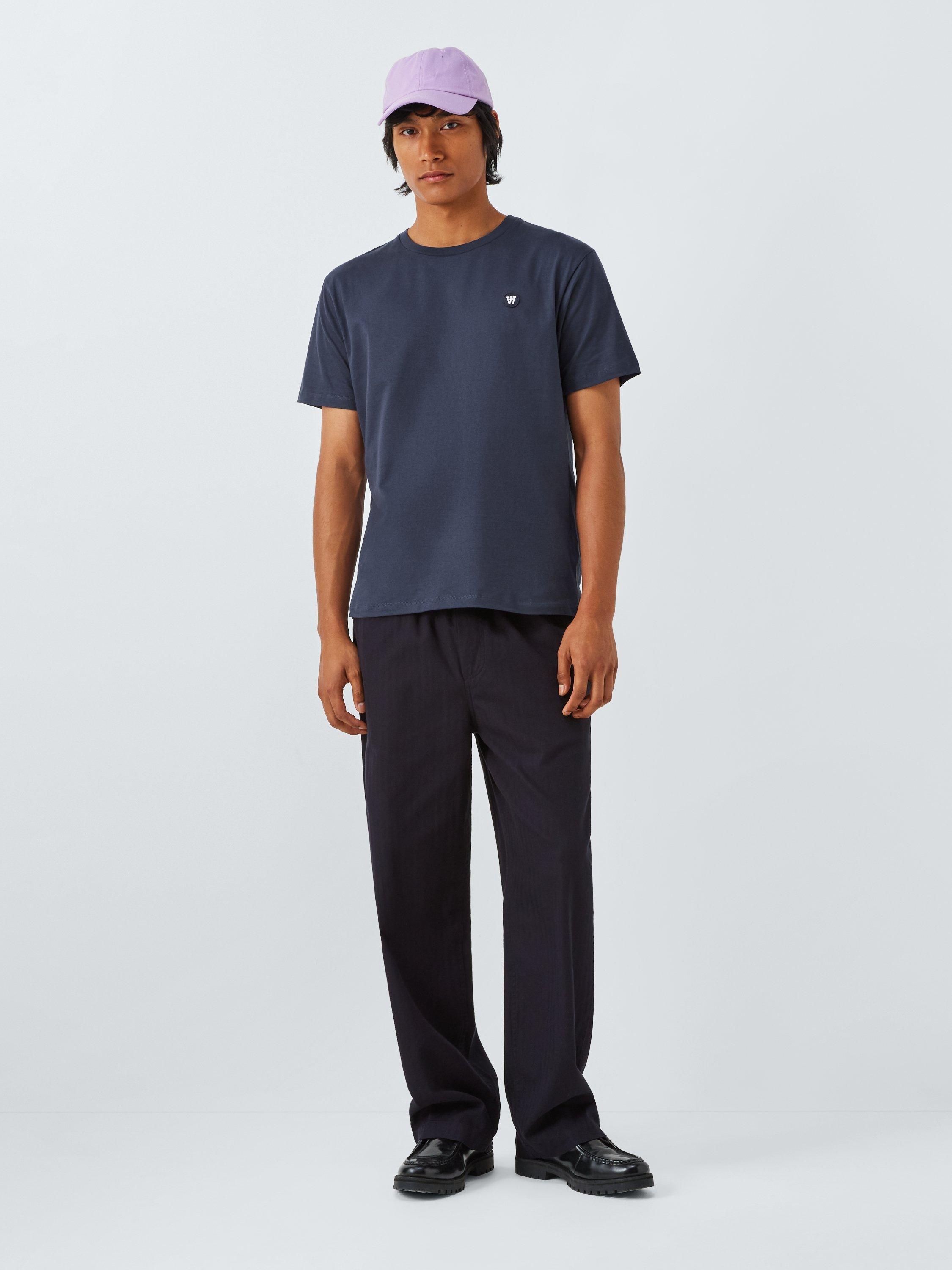 Product image 3 of 6, which shows WOOD WOOD Ace Badge T-Shirt, 7000 Navy, S